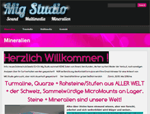 Tablet Screenshot of migstudio.ch